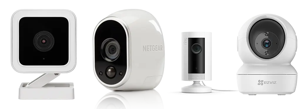 Smart Cameras Wyze, Arlo, Ring and Ezviz