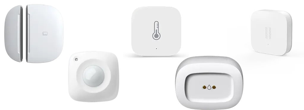 Smart Sensors Motion, Contact, Leak, Temperature and Vibration