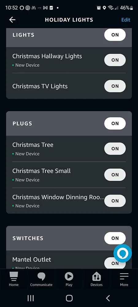 Indoor Holiday Lighting Group Alexa
