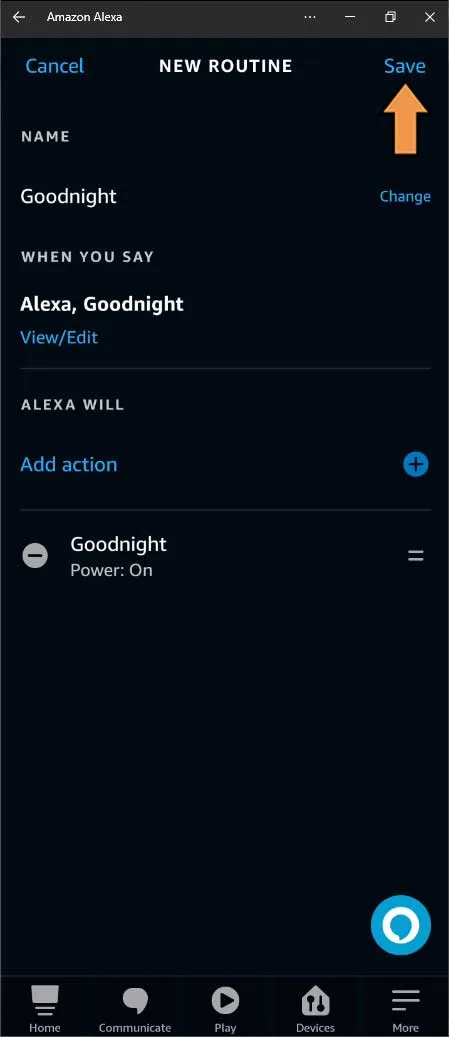 Alexa Complete Routine