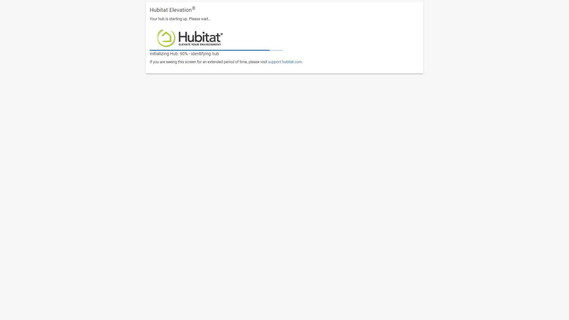 Hubitat Settings Rebooting