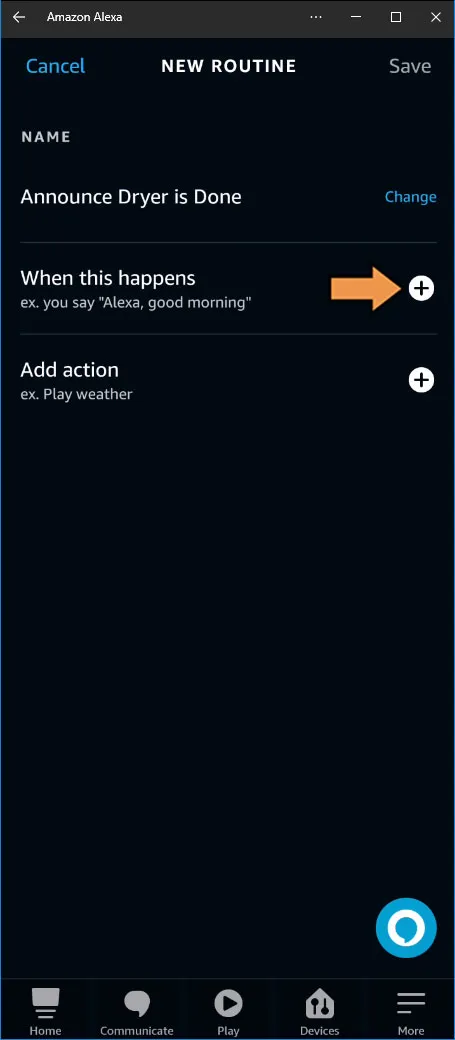 Alexa Dryer Done Trigger